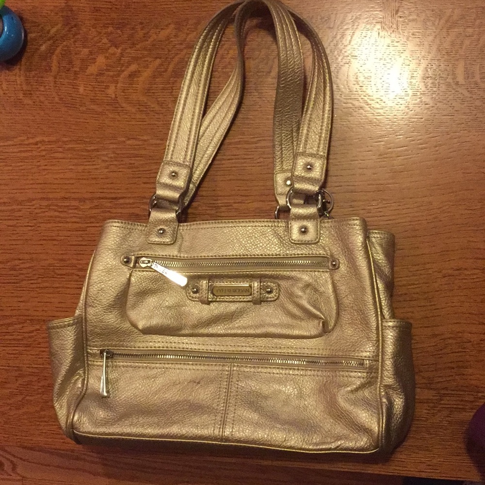 Tyler Rodman metallic purse